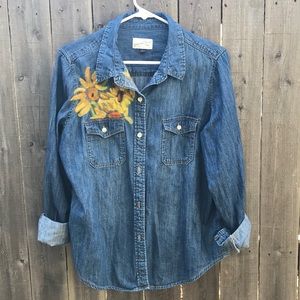 ❗️SOLD❗️Jean top